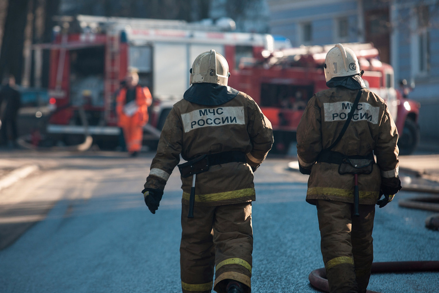 Пожар в деревне Саксино Муромского района