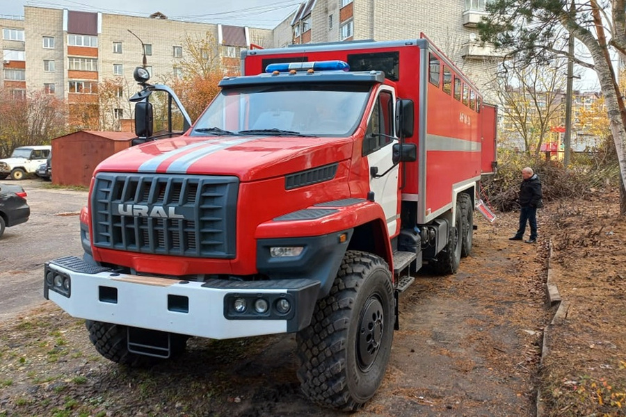 пожарный урал некст