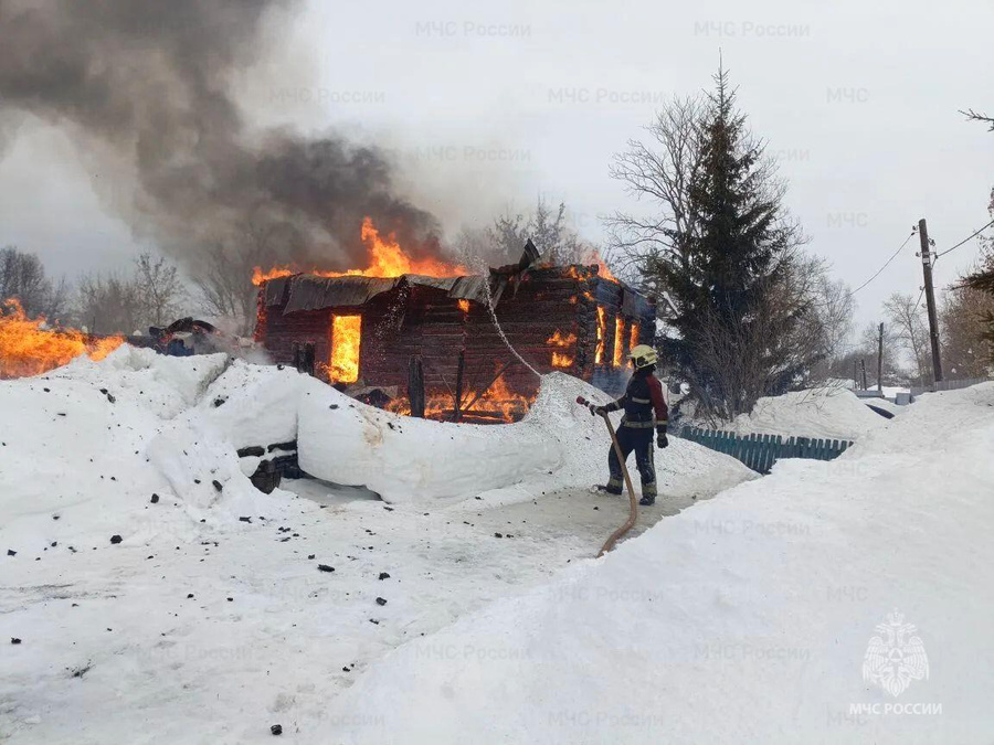 Пожар в деревне Бердищево Муромского округа