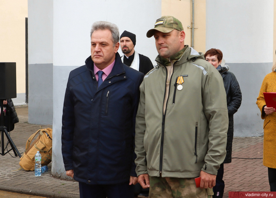 Доброволец из Владимира Павел Клочков награжден медалью «За боевые отличия»