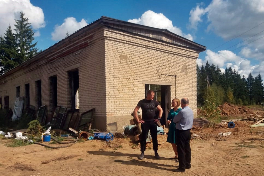 В поселке Ставрово продолжается замена сетей водоснабжения