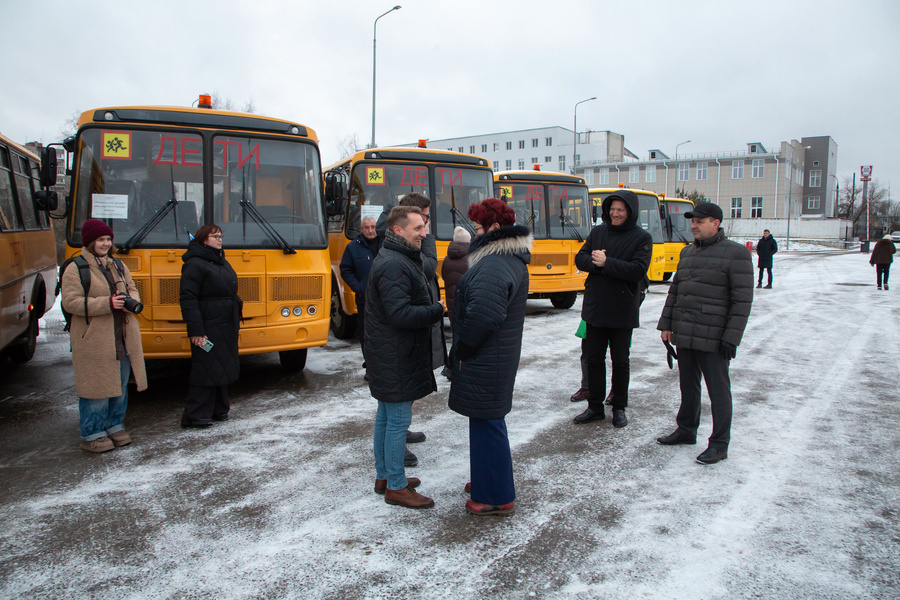 Новые школьные автобусы во Владимирской области