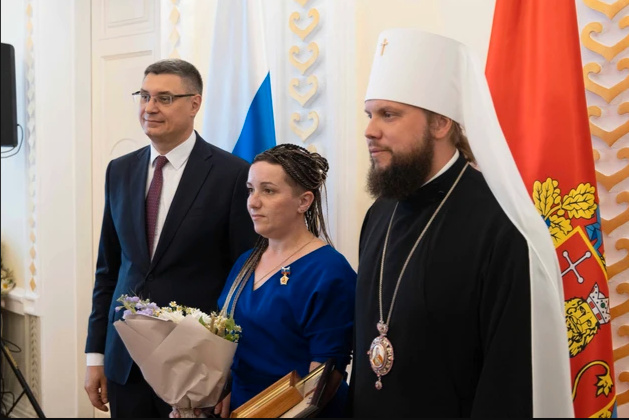 Церемония награждения матерей-героинь во Владимире